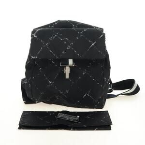 Chanel Nylon Gabrielle Backpack Black